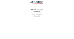 Desktop Screenshot of mobile.airfleets.net