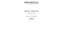 Tablet Screenshot of mobile.airfleets.net